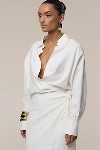 Jluxlabel Women's Skyline Wrap Midi Dress