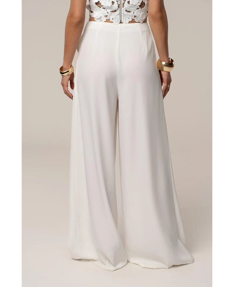 Jluxlabel Women's Summer Ease Wide Leg Pants