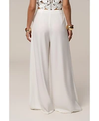 Jluxlabel Women's Summer Ease Wide Leg Pants
