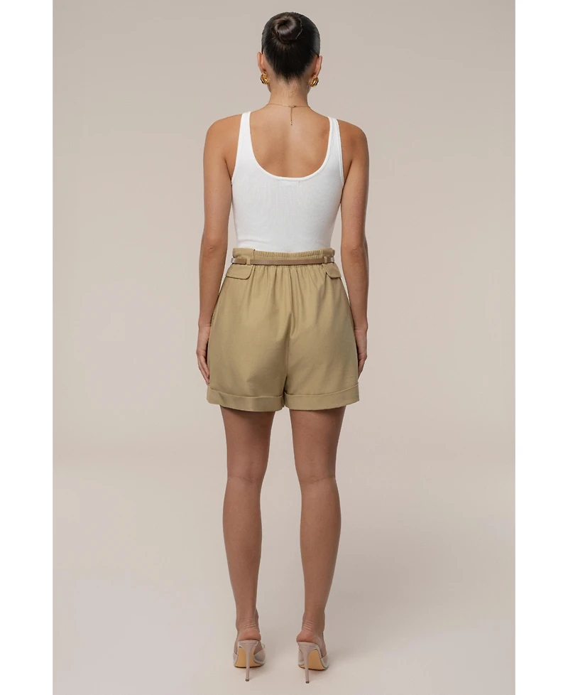 Jluxlabel Belted Cargo Shorts