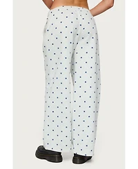Edikted Women's Ny Babe Polka Dot Sweatpants
