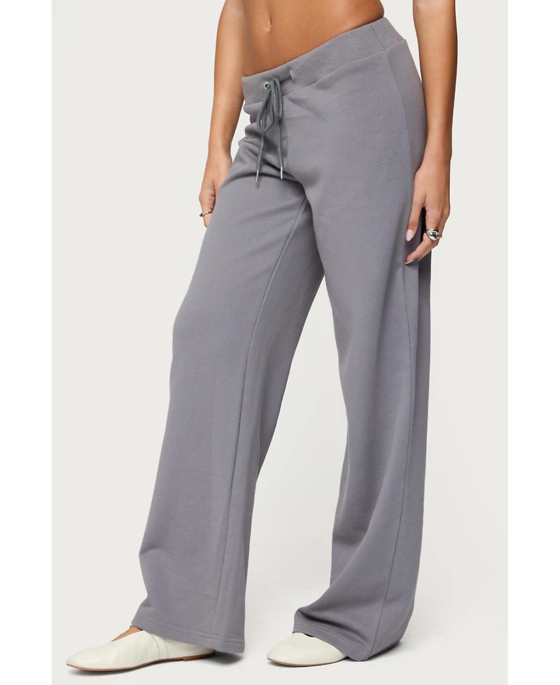 Edikted Women's Quinn Straight Leg Sweatpants