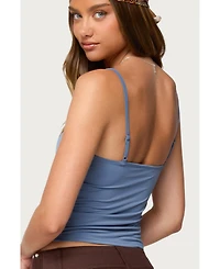 Edikted Women's Chantelle Keyhole Tank Top