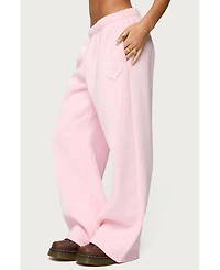 Edikted Women's Love Wide Leg Sweatpants