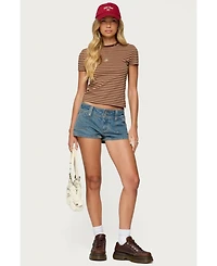Edikted Women's Nessie Striped T Shirt