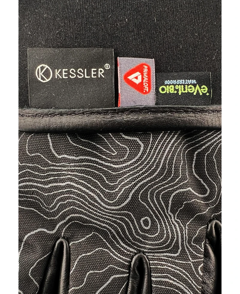 Kessler Women`s Waterproof Ergo Grip Leather Palm Snow Gloves Aspen
