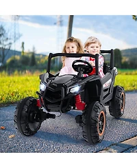24V Kids Ride on Utv with 4 x 100W Powerful Engine Remote Control High/Low Speed