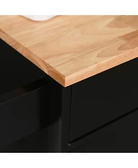Slickblue Modern Kitchen Storage Cabinet with Adjustable Shelves for Pantry and Dining Room