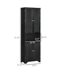 Bathroom Storage Cabinet with Durable Space-Saving Design for Towels