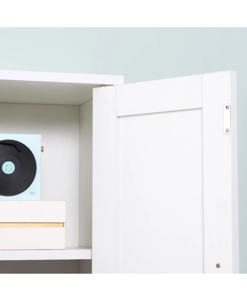 Slickblue Durable Bathroom Storage Cabinet Space Saver Perfect for Towels and Essentials