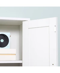 Slickblue Durable Bathroom Storage Cabinet Space Saver Perfect for Towels and Essentials