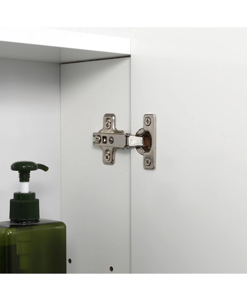Slickblue Bathroom Cabinet with Mirror for Stylish and Functional Bathroom Storage