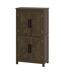 Durable Bathroom Floor Cabinet for Organizing Toiletries and Towels Efficiently