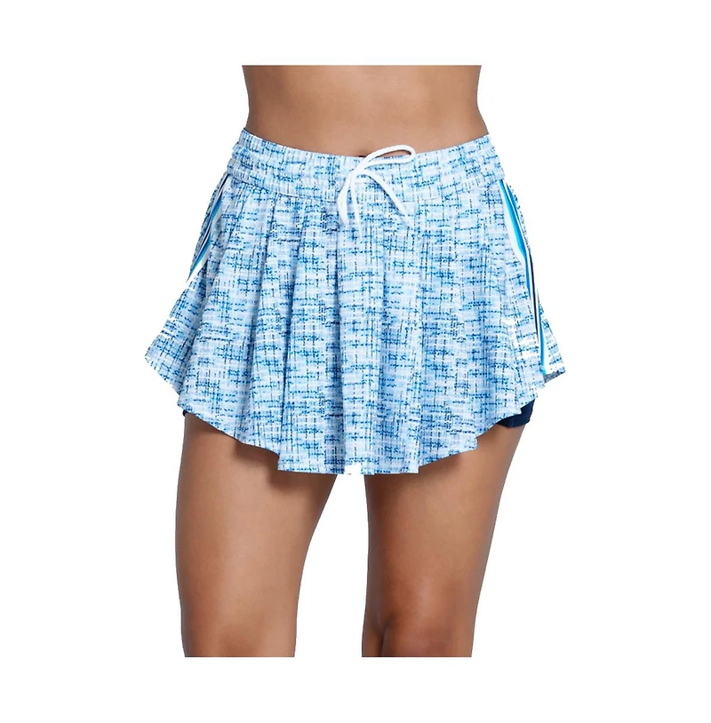 Lucky In Love Boucle High Waist 13.5 Inch Womens Tennis Skirt