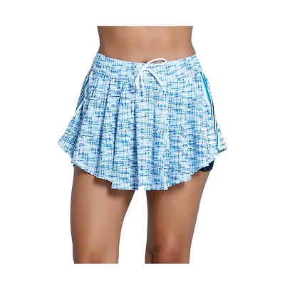 Lucky In Love Boucle High Waist 13.5 Inch Womens Tennis Skirt