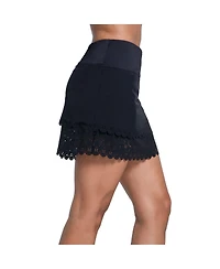 Lucky Love Laser Bloom Scallop 15.5 Inch Womens Golf Skort