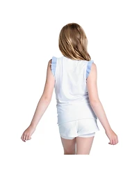 Lucky In Love Girls Lovely Pleat Sleeveless Golf Polo