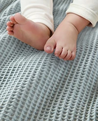 Madison Park Waffle Weave Cotton Blanket