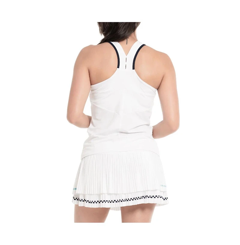 Lucky In Love V.i.p. Womens Tennis Tank with Built-In Bra