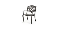 Austin Cast Aluminum Dining Chairs Set of 2 Rust-Resistant Patio Seating