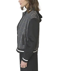 Central Park West Women's Billie Plaid Bomber