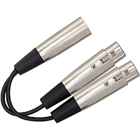 Hosa Technology Hosa Yxf-119 XLR3M to Dual XLR3F Y Cable, 6 Inch