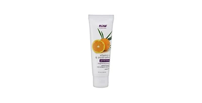 Now Foods Vitamin C & Oryza Sativa Gentle Scrub ,4 oz