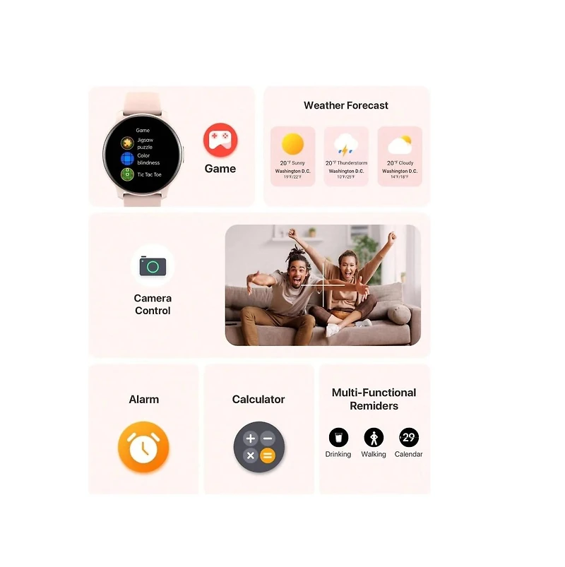 Ruxing Smart Smart Watch, Hd Smartwatch For Men Women (Answer/Make Calls), Fitness Watch With 100+ Sport Modes, IP68 Waterproof/Heart Rate/Sleep Monit