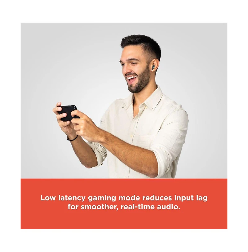 RadioShack Wireless Gaming Earbuds with Noise Cancelation and Rgb Led Lights With 22 Hour Playtime