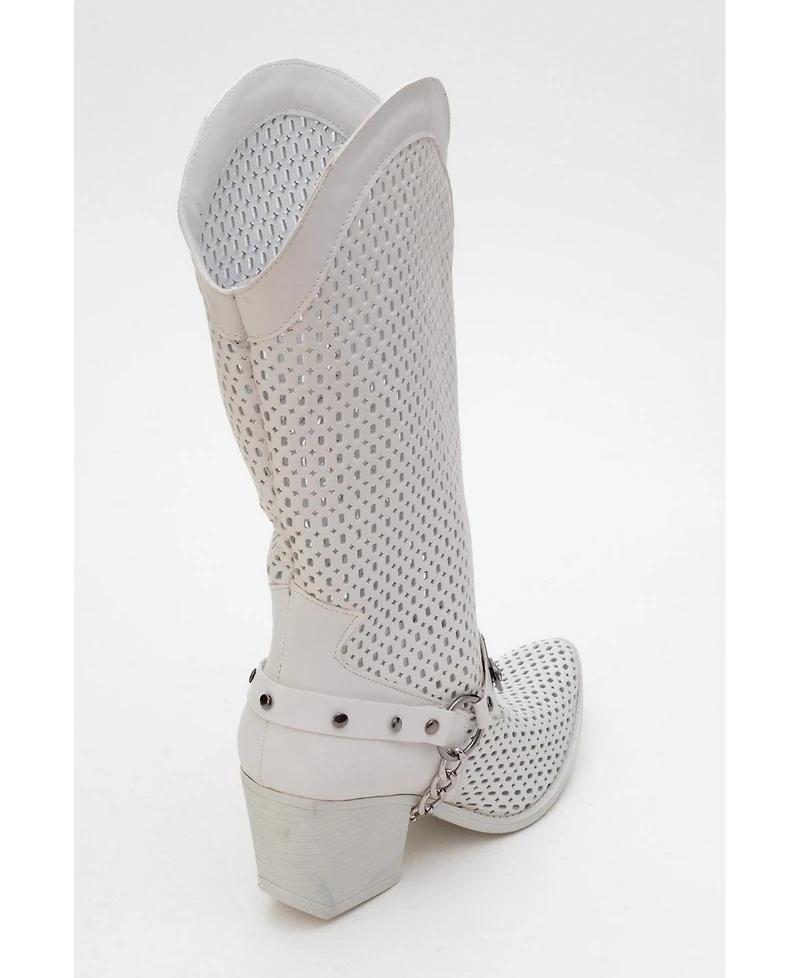 Prologue Shoes Lumen Block Heel Western Boot (Women)