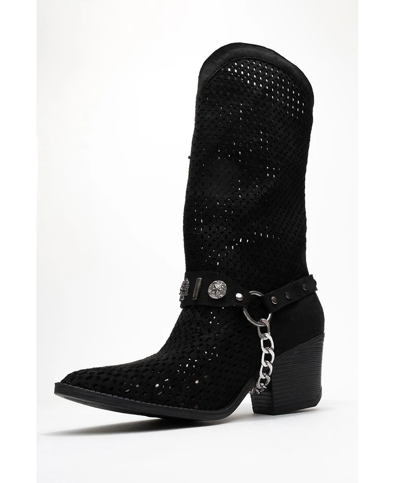 Prologue Shoes Lumen Block Heel Western Boot (Women)