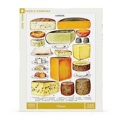 New York Puzzle Company Cheese 500 Piece Puzzle