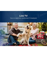 Emerson Edl-2870H Bluetooth Boombox Dvd Player with 7'' Lcd Screen, Tv Tuner and Radio