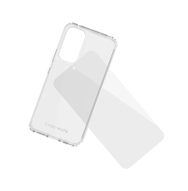 Case-Mate Protection Pack Tough Case and Glass Screen Protector for Samsung Galaxy A54 5G-Clear