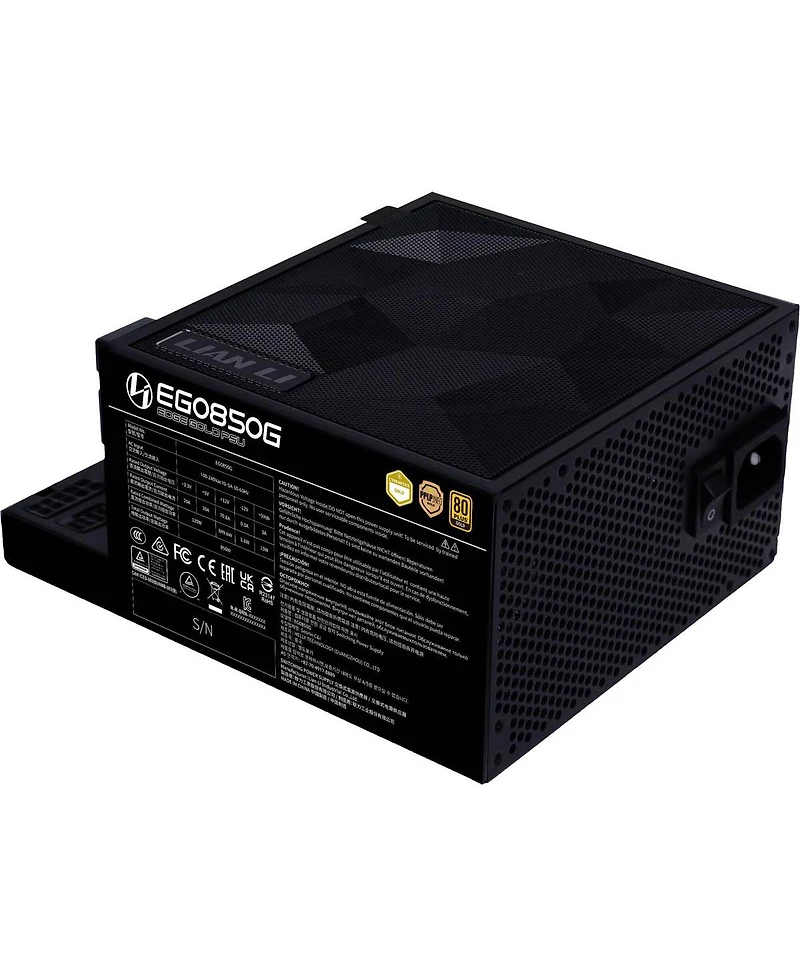 Lian-Li EG0850G Edge Gold 850W 80+ Gold Certified Fully Modular Atx Power Supply Unit