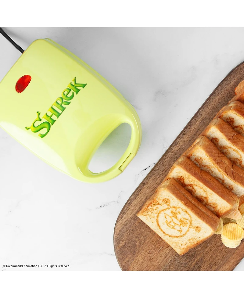 Uncanny Brands Shrek Sandwich Maker - Small Kitchen Appliance