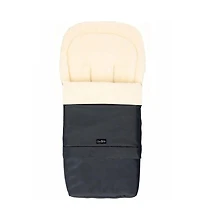 Cover Baby Baby Cover 0-3 Years Scandinavian Organic Wool Adjustable Footmuff in Black Graphite