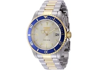 Invicta Men's ILE8928OBA Pro Diver Automatic 3 Hand Gold Dial Watch