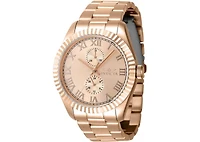 Invicta Men's 47433 Specialty Quartz Multifunction Rose Gold Dial Watch