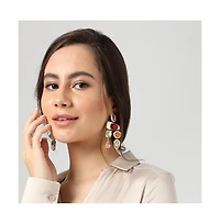 Sohi Women's Regal Drop Earrings