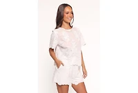 Petal and Pup Women's Tanis Embroidered Top - White