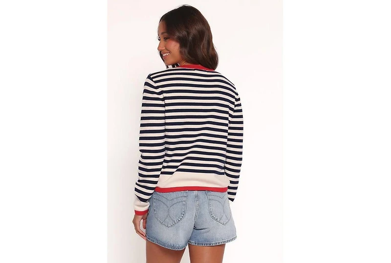 Petal and Pup Women's Scout Stripe Cardigan