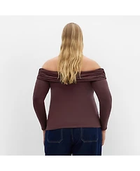 City Chic Women's Plus Jojo Knit Top