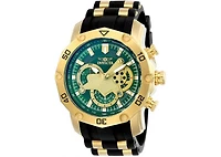 Invicta Men's Pro Diver Quartz Multifunction Green Dial Watch