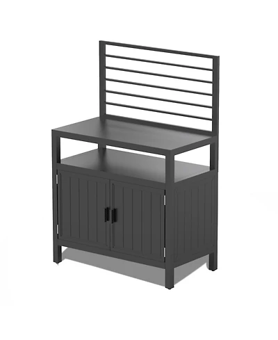 Streamdale Furniture Powder-Coated Aluminum Outdoor Kitchen Style, Durability, Protection