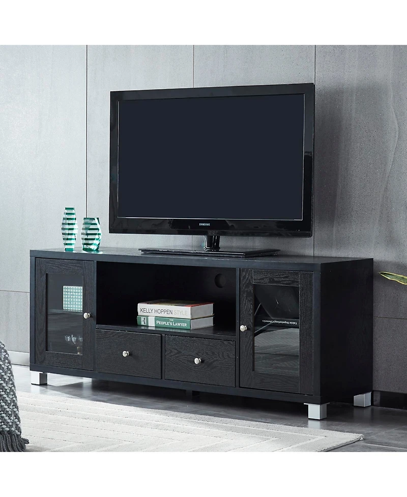 Streamdale Furniture Elegant and Spacious Storage Cabinet with Cable Management
