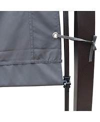 Streamdale Furniture Universal Curved Pergola Canopy Cover (Grey)