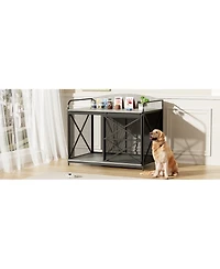 Streamdale Furniture Dog Crate Furniture - Farmhouse End Table