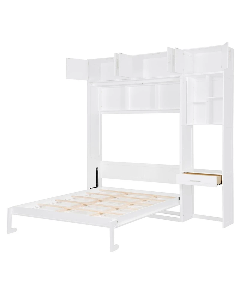 Streamdale Furniture Murphy Bed with Desk & Storage
