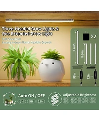 Streamdale Furniture 71" 8-Tier Plant Stand with Grow Light